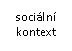Text Box: sociln kontext